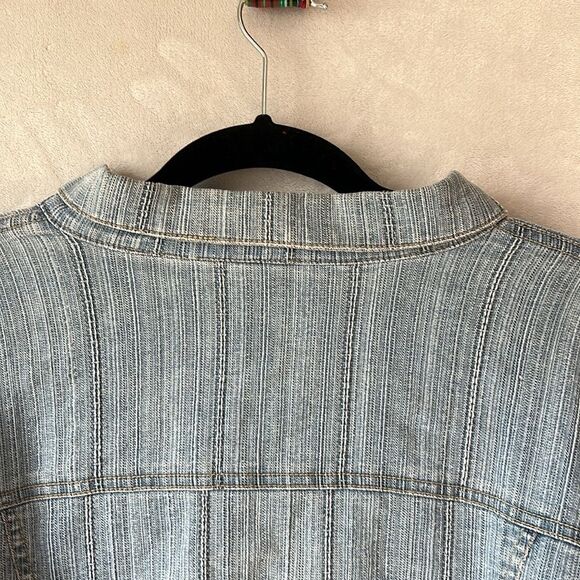 Vintage The Blues Denim Button Jacket Size 2X - Picture 13 of 15
